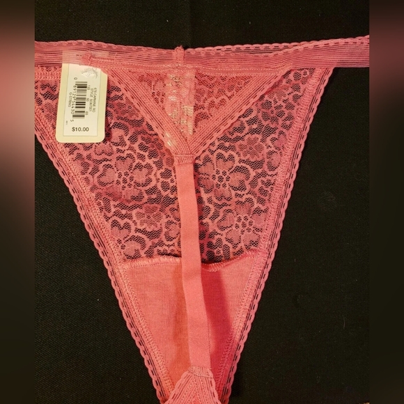 TWO (2) NWT New So Brand Carmine Rose / Tan Medium G-String / Thong - Picture 11 of 12